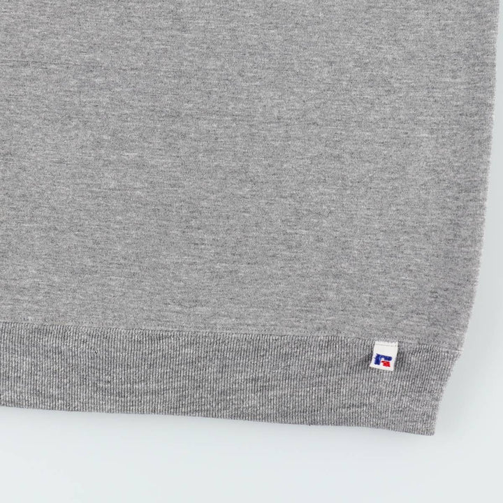 90'S Russell College Character Sweatshirt, Made in USA, Men's XXL equivalent, Vintage cotton gray type Vintage Second Hand