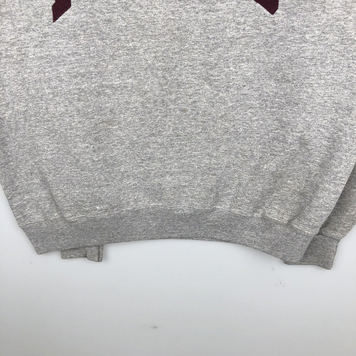 90'S Jansport College Sweatshirt, Made in USA, Men's XL, Vintage cotton gray type Vintage Second Hand