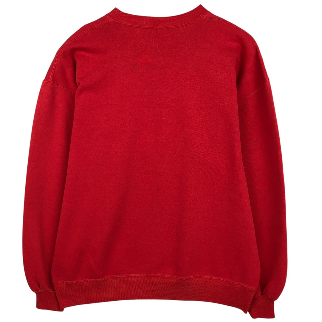 80s-90'S Russell College Sweatshirt, Made in USA, Men's XL, Vintage cotton red type Vintage Second Hand