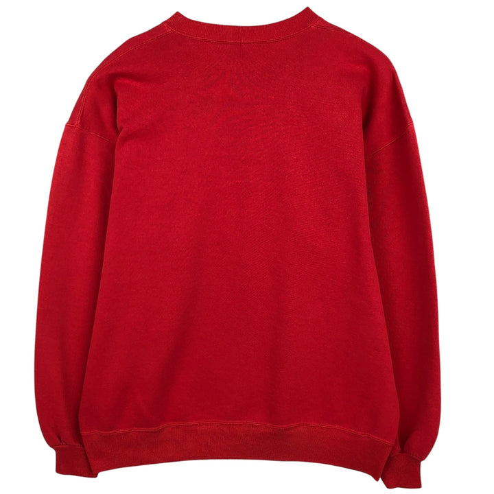 80s-90'S Russell College Sweatshirt, Made in USA, Men's XL, Vintage cotton red type Vintage Second Hand