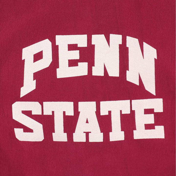 PENN STATE (Pennsylvania State University) College Sweatshirt, Made in USA, Men's Size L (Equivalent), Vintage. cotton burgundy type Vintage Second Hand
