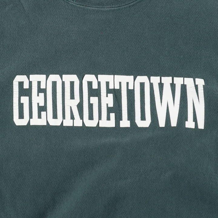 90'S MV SPORT PRO WEAVE College Sweatshirt, Made in USA, Men's Size M (Equivalent), Vintage cotton Green type dark green Vintage Second Hand