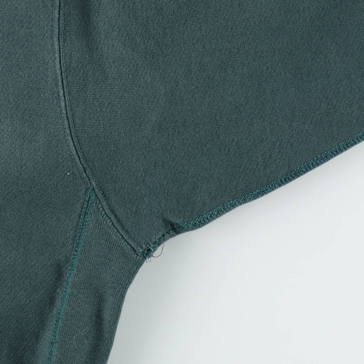 90'S MV SPORT PRO WEAVE College Sweatshirt, Made in USA, Men's Size M (Equivalent), Vintage cotton Green type dark green Vintage Second Hand