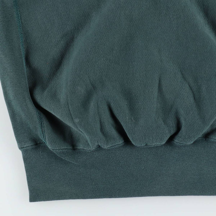90'S MV SPORT PRO WEAVE College Sweatshirt, Made in USA, Men's Size M (Equivalent), Vintage cotton Green type dark green Vintage Second Hand