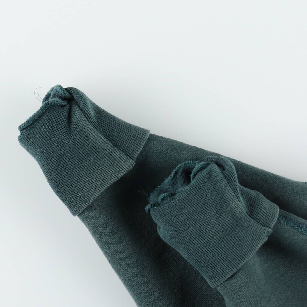 90'S MV SPORT PRO WEAVE College Sweatshirt, Made in USA, Men's Size M (Equivalent), Vintage cotton Green type dark green Vintage Second Hand