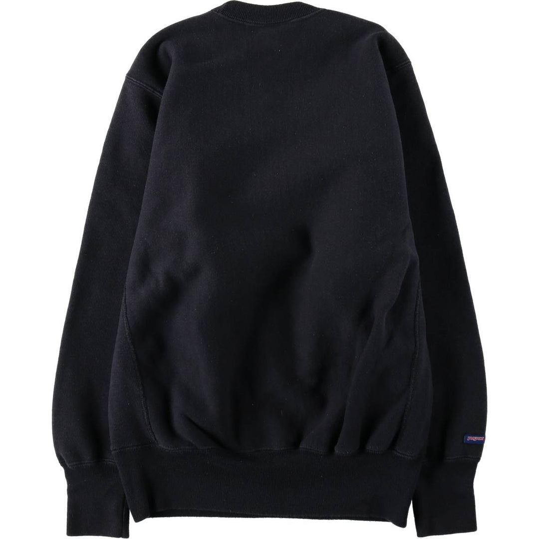 Vintage 90'S Jansport triple print college sweatshirt, made in the USA, size M. cotton black type Vintage Second Hand