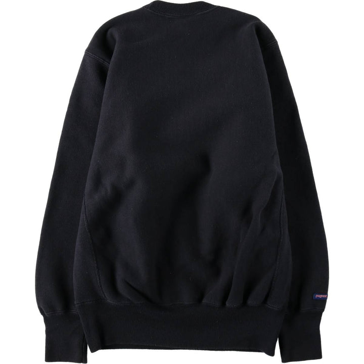 Vintage 90'S Jansport triple print college sweatshirt, made in the USA, size M. cotton black type Vintage Second Hand