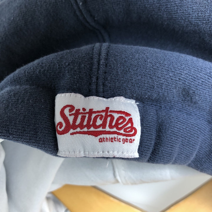 stitches athleticgear MLB NEW YORK YANKEES New York Yankees Full-Zip Sweatshirt Hoodie, Men's XL (approx.) cotton navy blue type Vintage Second Hand