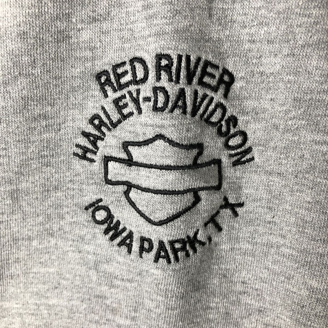 Harley-Davidson Two-Tone Full-Zip Hoodie, Men's XL unclear gray type Vintage Second Hand