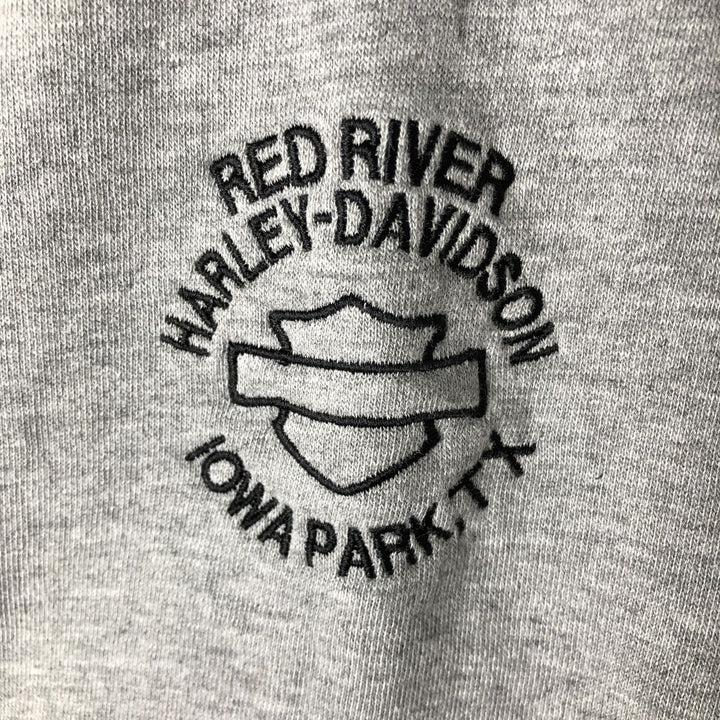 Harley-Davidson Two-Tone Full-Zip Hoodie, Men's XL unclear gray type Vintage Second Hand