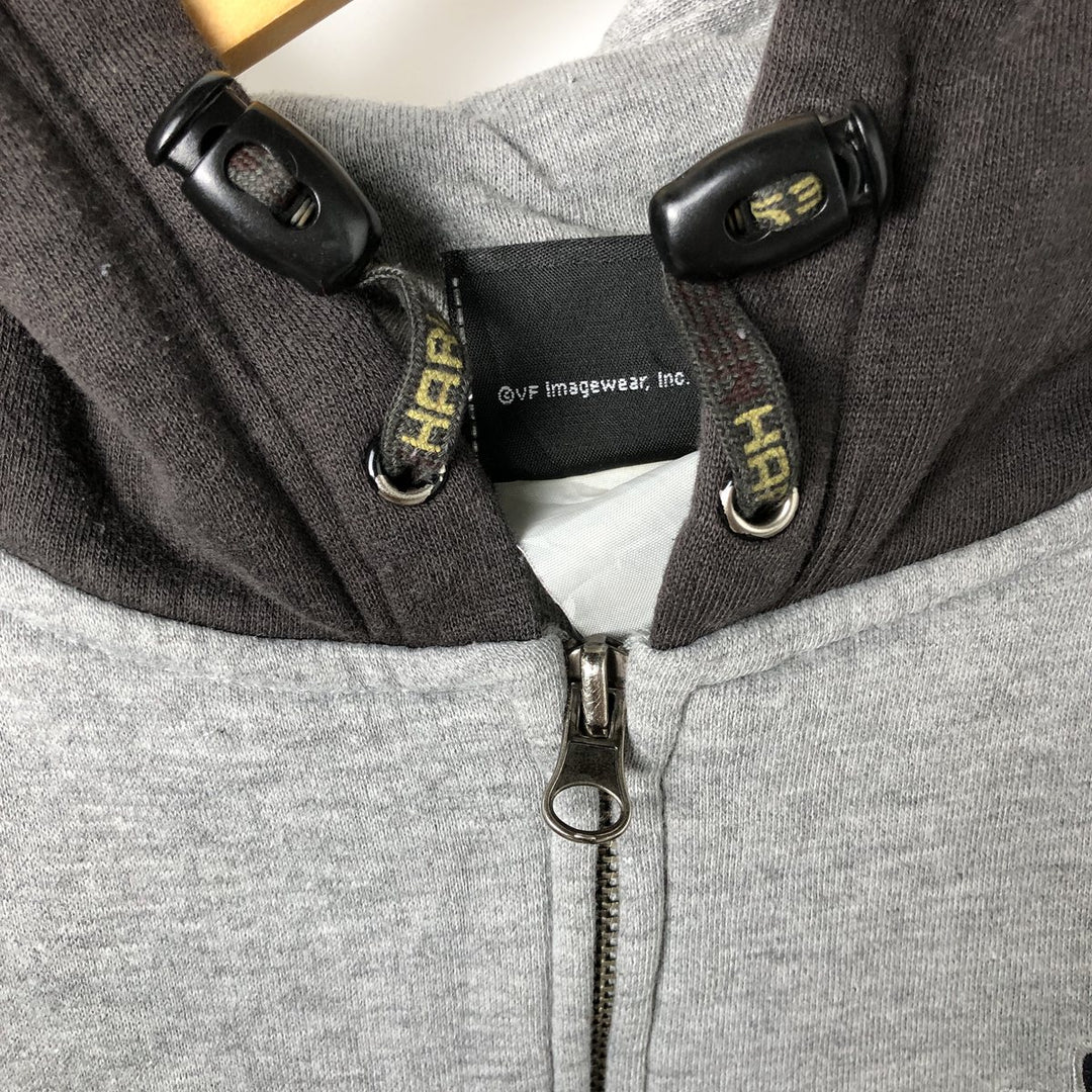 Harley-Davidson Two-Tone Full-Zip Hoodie, Men's XL unclear gray type Vintage Second Hand