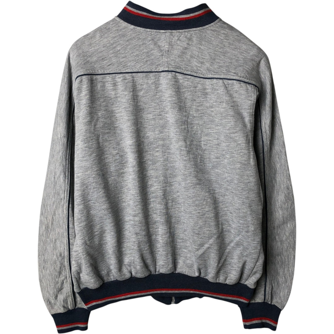 80'S Adidas Trefoil Logo Full-Zip Sweatshirt, Men's Size L (approx.), Vintage unclear gray type Vintage Second Hand