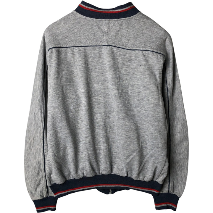 80'S Adidas Trefoil Logo Full-Zip Sweatshirt, Men's Size L (approx.), Vintage unclear gray type Vintage Second Hand