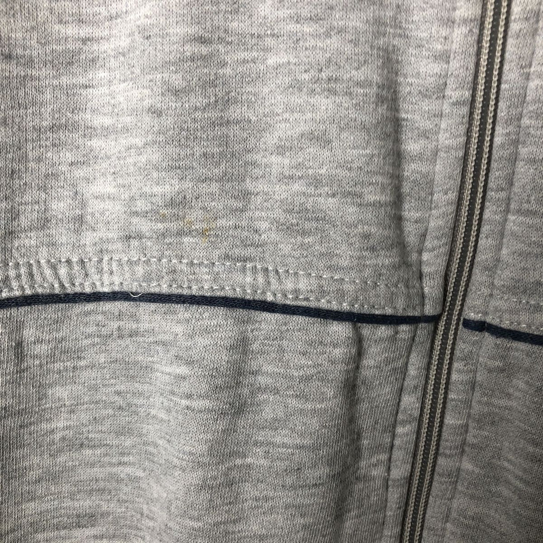 80'S Adidas Trefoil Logo Full-Zip Sweatshirt, Men's Size L (approx.), Vintage unclear gray type Vintage Second Hand