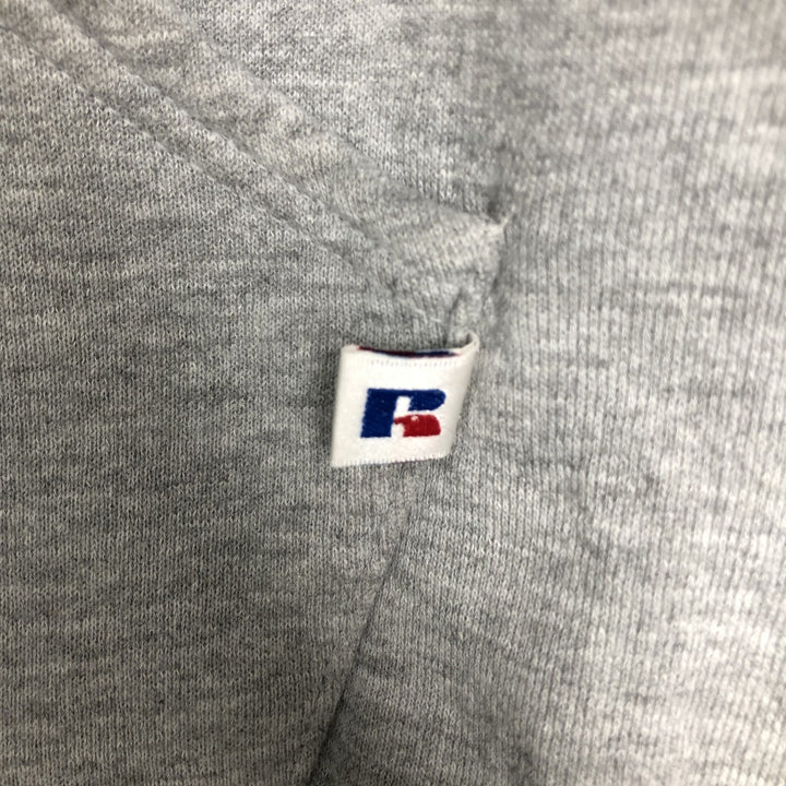 Vintage 90'S Russell Athletic full-zip sweatshirt, size XL, men's polyester gray type Vintage Second Hand