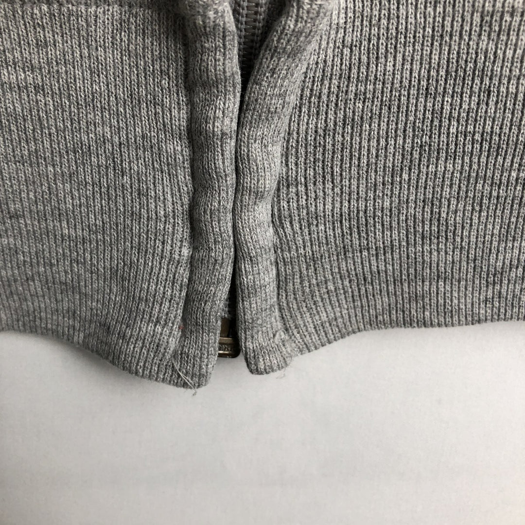 Vintage 90'S Russell Athletic full-zip sweatshirt, size XL, men's polyester gray type Vintage Second Hand