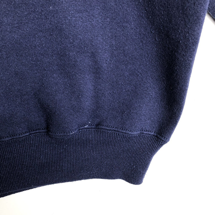 90s-00'S Russell ATHLETIC full-zip sweatshirt hoodie, made in the USA, men's size L, vintage cotton navy blue type Vintage Second Hand