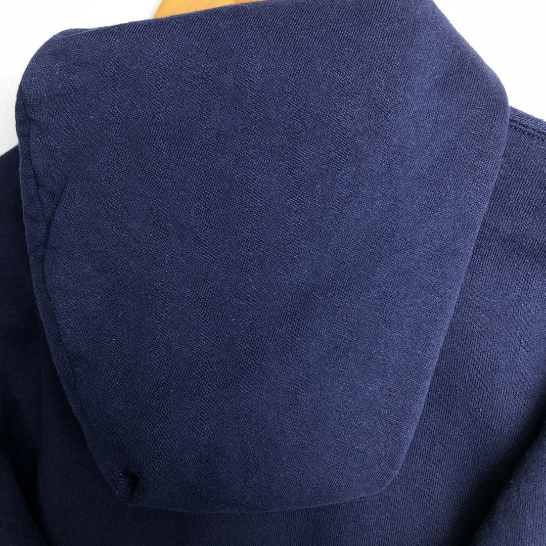 90s-00'S Russell ATHLETIC full-zip sweatshirt hoodie, made in the USA, men's size L, vintage cotton navy blue type Vintage Second Hand