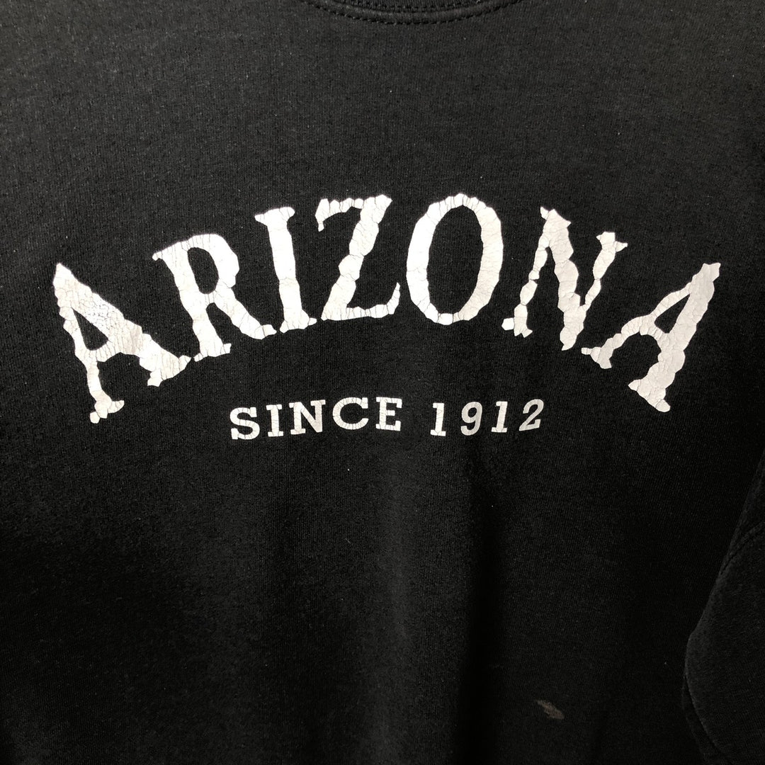 Hanes Printed Sweatshirt, Men's Size XL cotton black type Vintage Second Hand