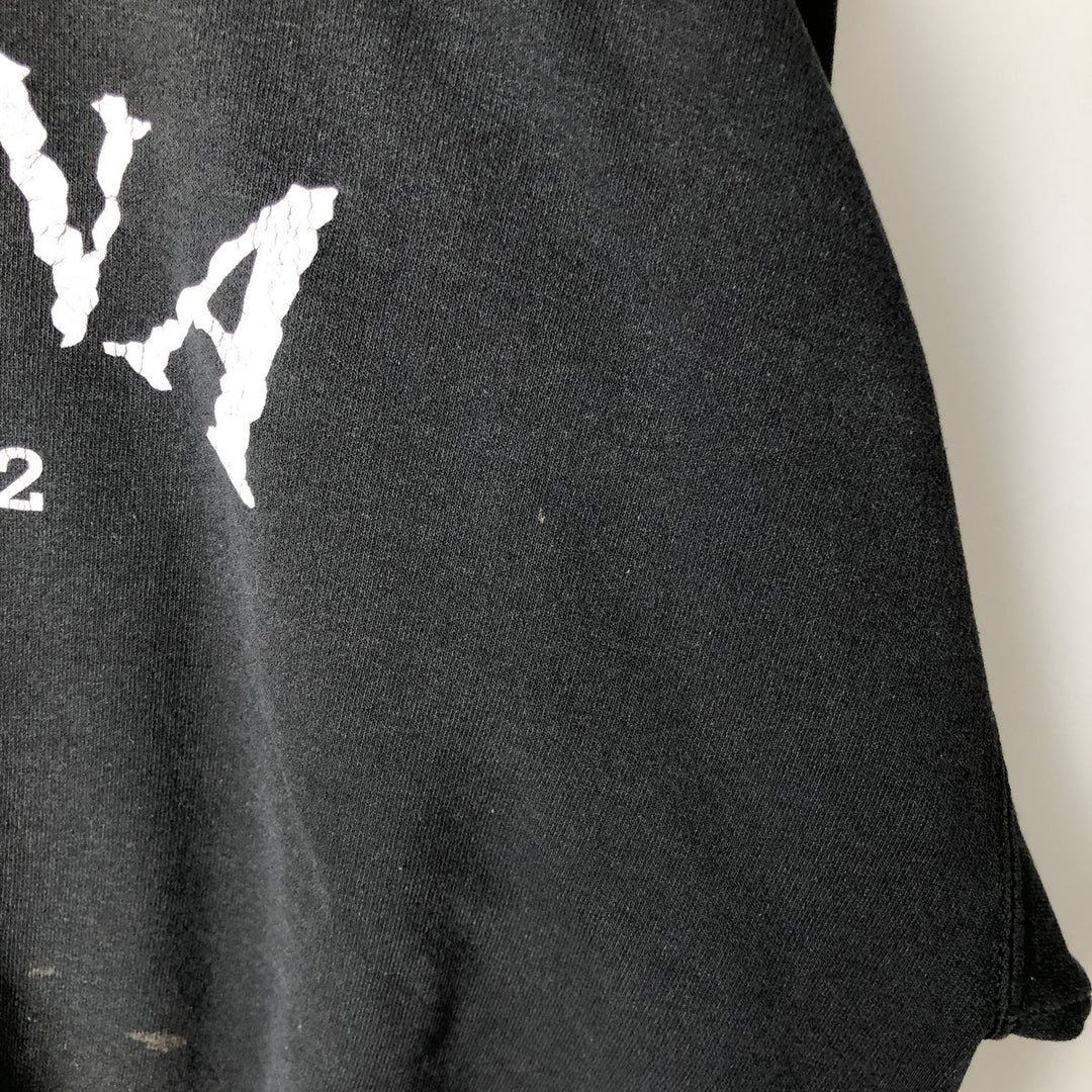 Hanes Printed Sweatshirt, Men's Size XL cotton black type Vintage Second Hand