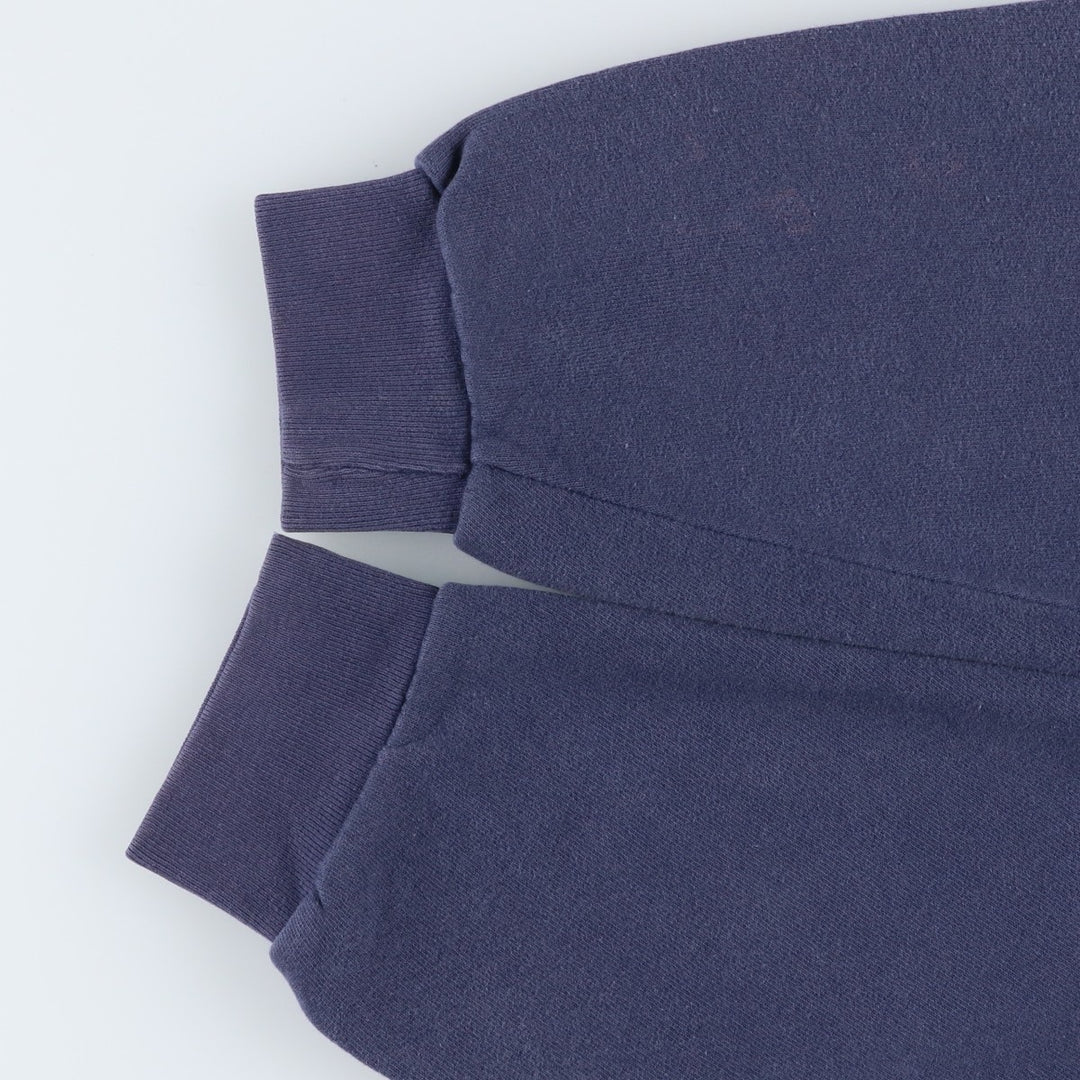90'S Hanes TOP SWEATS Mock Neck Eiffel Tower Sweatshirt, Men's XL equivalent, Vintage cotton purple type Vintage Second Hand