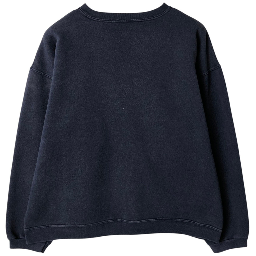 TULTEX Sweatshirt, Men's Size XL (equivalent) cotton navy blue type Vintage Second Hand