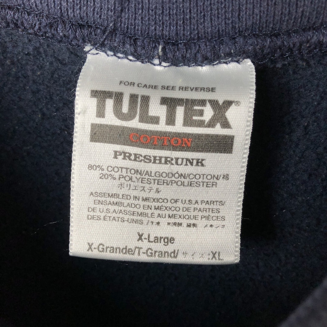 TULTEX Sweatshirt, Men's Size XL (equivalent) cotton navy blue type Vintage Second Hand