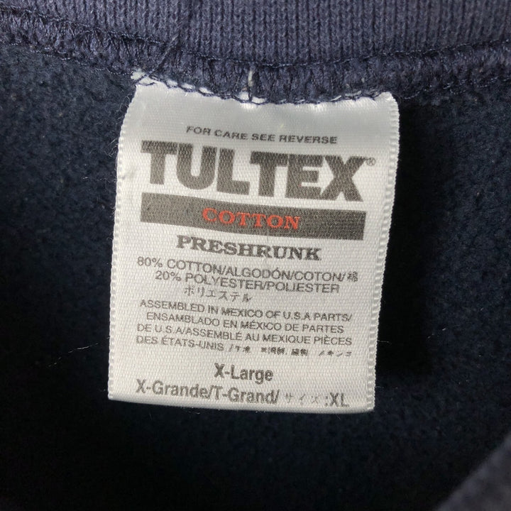 TULTEX Sweatshirt, Men's Size XL (equivalent) cotton navy blue type Vintage Second Hand