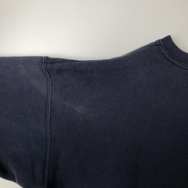 TULTEX Sweatshirt, Men's Size XL (equivalent) cotton navy blue type Vintage Second Hand