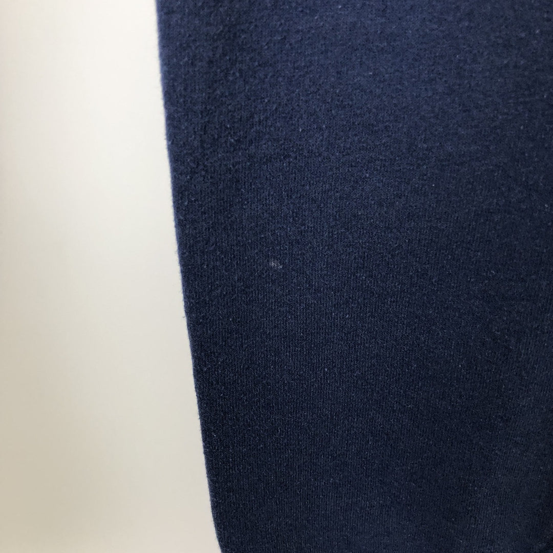 Hanes Printed Sweatshirt, Men's Size XL cotton navy blue type Vintage Second Hand