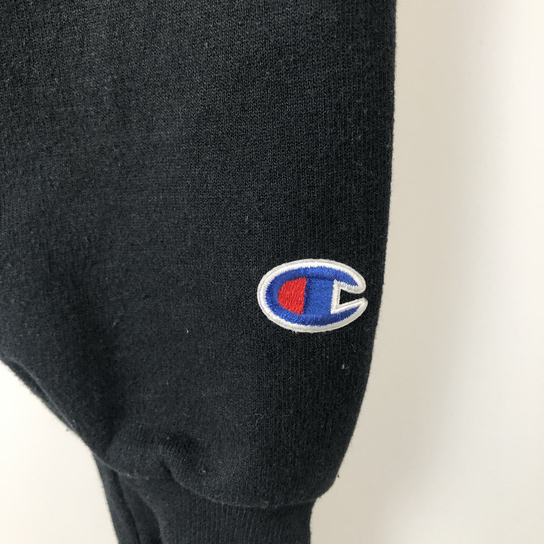 Champion UC SANTA CRUZ College Sweat Full-Zip Hoodie, Men's Size S (approx.) cotton black type Vintage Second Hand