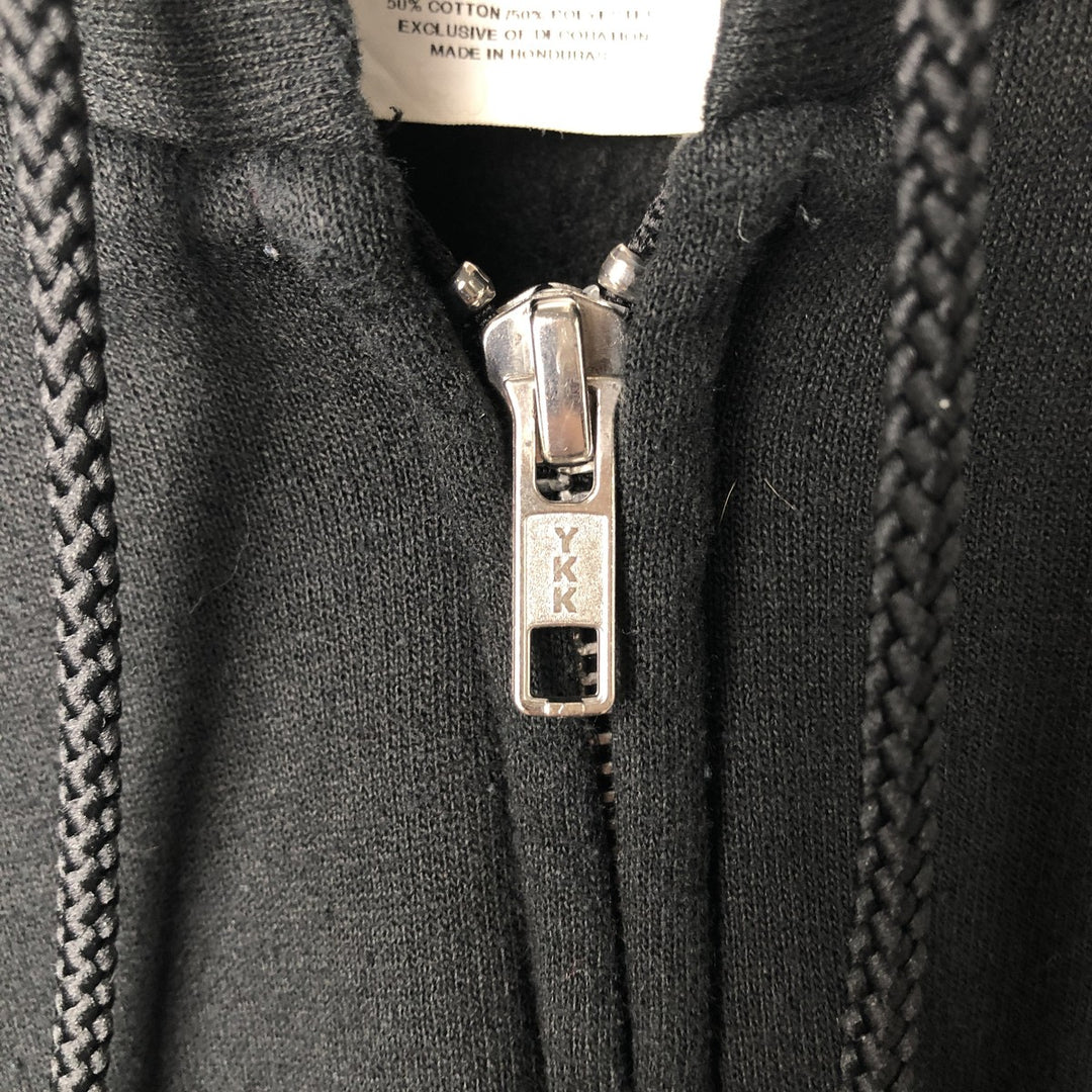 Champion UC SANTA CRUZ College Sweat Full-Zip Hoodie, Men's Size S (approx.) cotton black type Vintage Second Hand