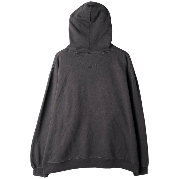 2000'S Reebok Sweat Full-Zip Hoodie, Men's Size XL cotton gray type Vintage Second Hand