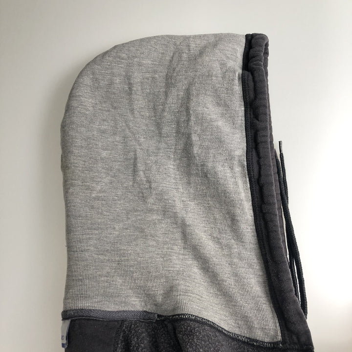 2000'S Reebok Sweat Full-Zip Hoodie, Men's Size XL cotton gray type Vintage Second Hand