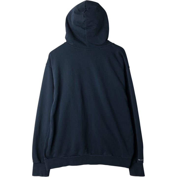 Nike Sweat Full Zip Hoodie Men's Size L cotton navy blue type Vintage Second Hand