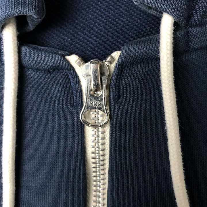 Nike Sweat Full Zip Hoodie Men's Size L cotton navy blue type Vintage Second Hand