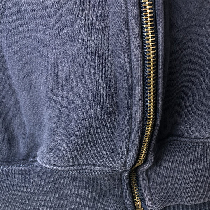 Reebok Sweat Full Zip Hoodie Men's Size L unclear navy blue type Vintage Second Hand