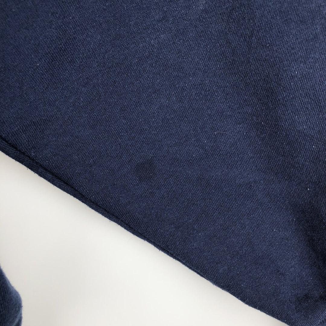 Russell Dri-POWER Sweat Full-Zip Hoodie (Men's Size S) cotton navy blue type Vintage Second Hand