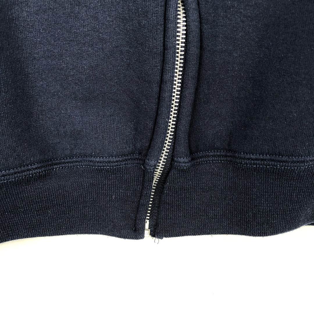 Russell Athletic Full-Zip Sweatshirt Hoodie, Men's Size XL (approx.) cotton navy blue type Vintage Second Hand