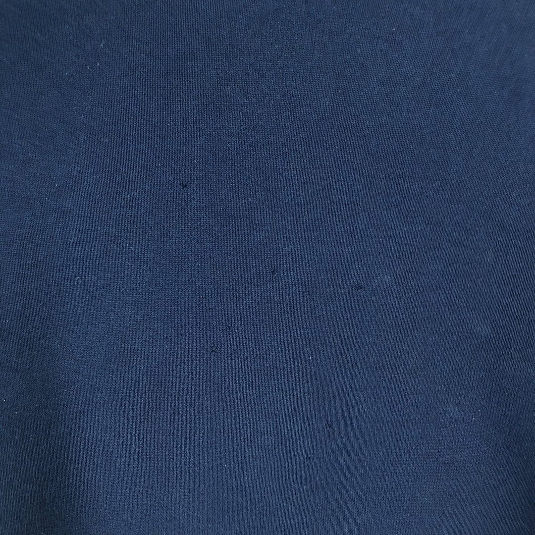 Russell Athletic Full-Zip Sweatshirt Hoodie, Men's Size XL (approx.) cotton navy blue type Vintage Second Hand