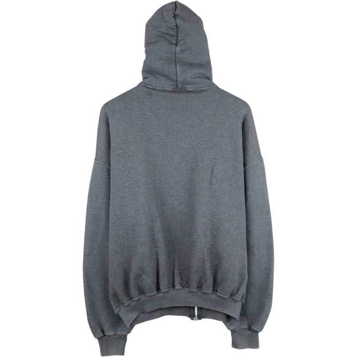 Russell Athletic Full-Zip Sweatshirt Hoodie, Men's Size XL (approx.) cotton gray type Vintage Second Hand