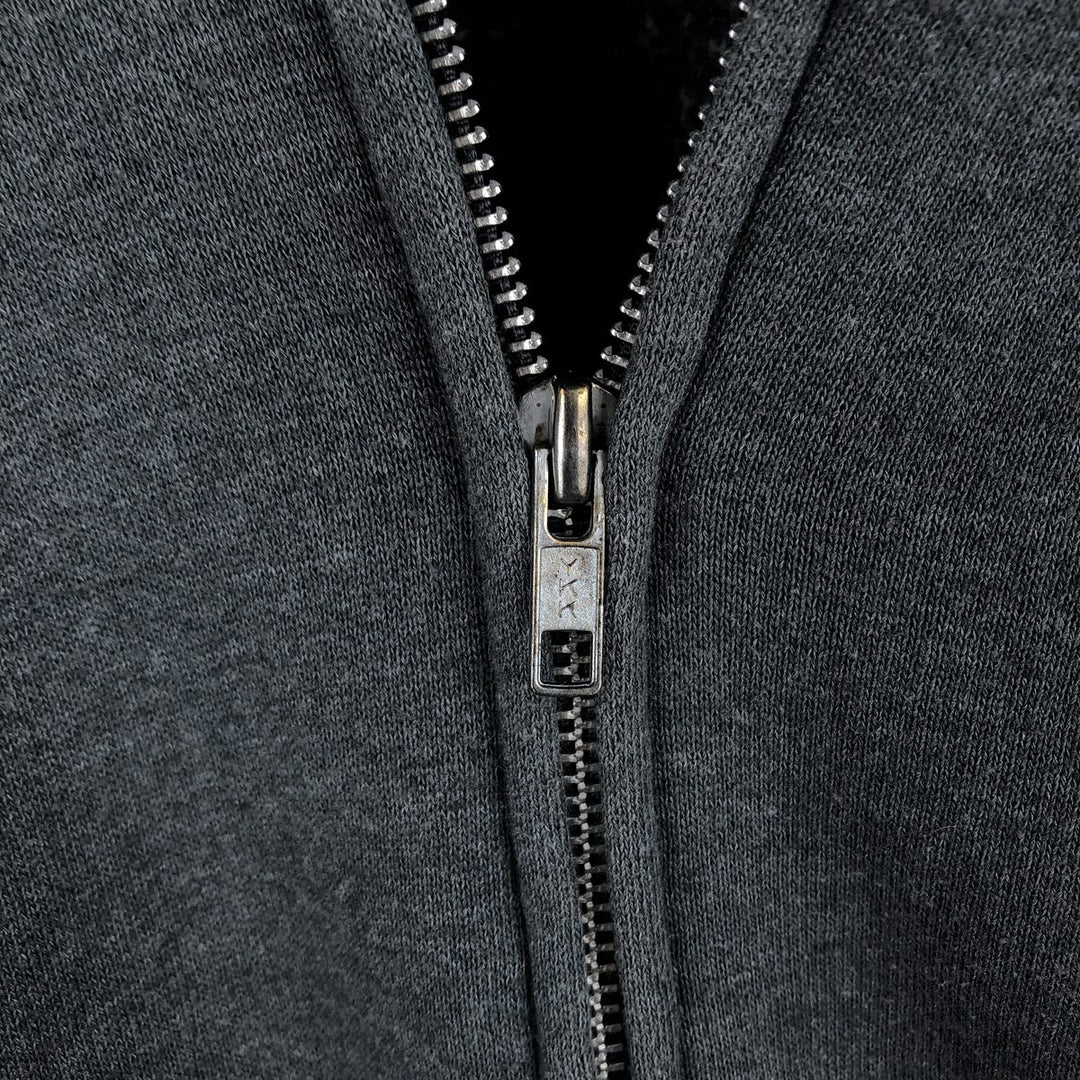 Russell Athletic Full-Zip Sweatshirt Hoodie, Men's Size XL (approx.) cotton gray type Vintage Second Hand
