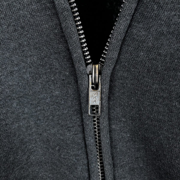 Russell Athletic Full-Zip Sweatshirt Hoodie, Men's Size XL (approx.) cotton gray type Vintage Second Hand