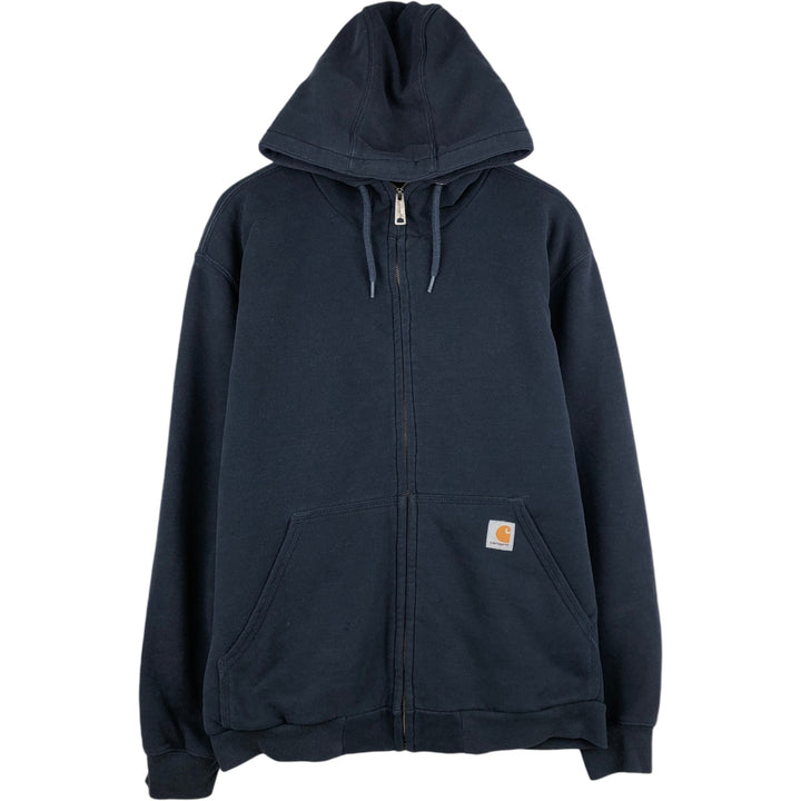 Carhartt Sweat Full Zip Hoodie Men's XL unclear navy blue type Vintage Second Hand