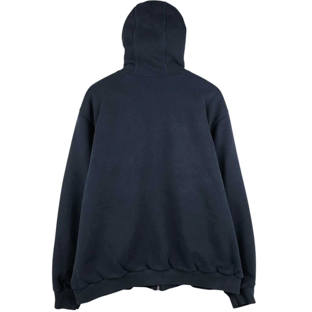Carhartt Sweat Full Zip Hoodie Men's XL unclear navy blue type Vintage Second Hand
