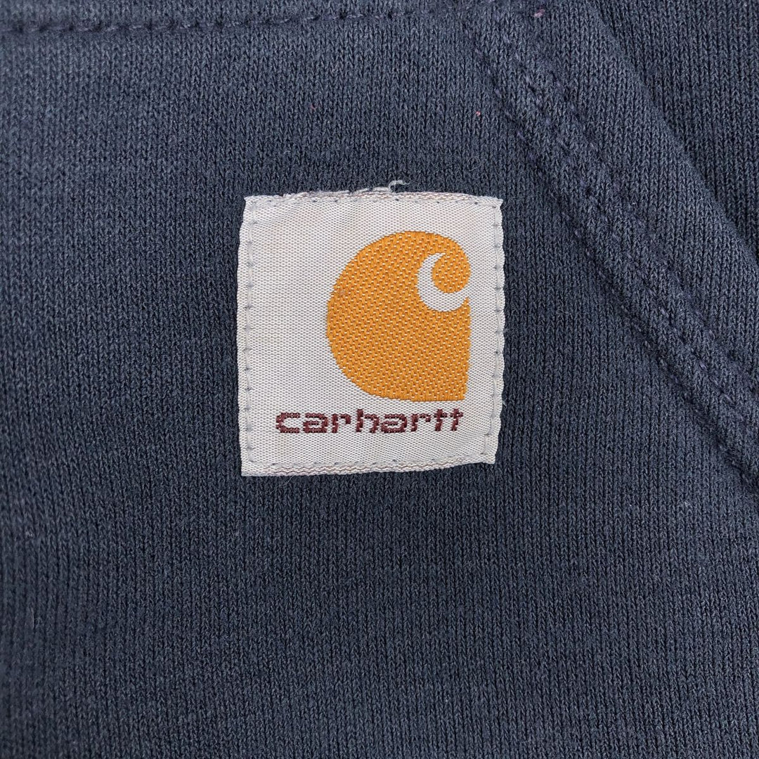 Carhartt Sweat Full Zip Hoodie Men's XL unclear navy blue type Vintage Second Hand