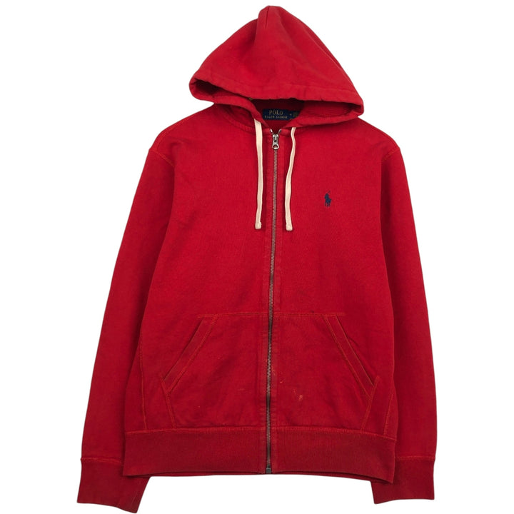 Ralph Lauren POLO RALPH LAUREN Sweat Full Zip Hoodie Men's M cotton red type Vintage Second Hand