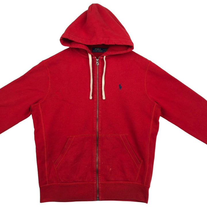 Ralph Lauren POLO RALPH LAUREN Sweat Full Zip Hoodie Men's M cotton red type Vintage Second Hand