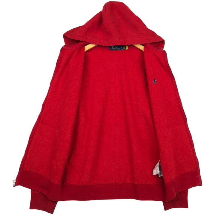 Ralph Lauren POLO RALPH LAUREN Sweat Full Zip Hoodie Men's M cotton red type Vintage Second Hand