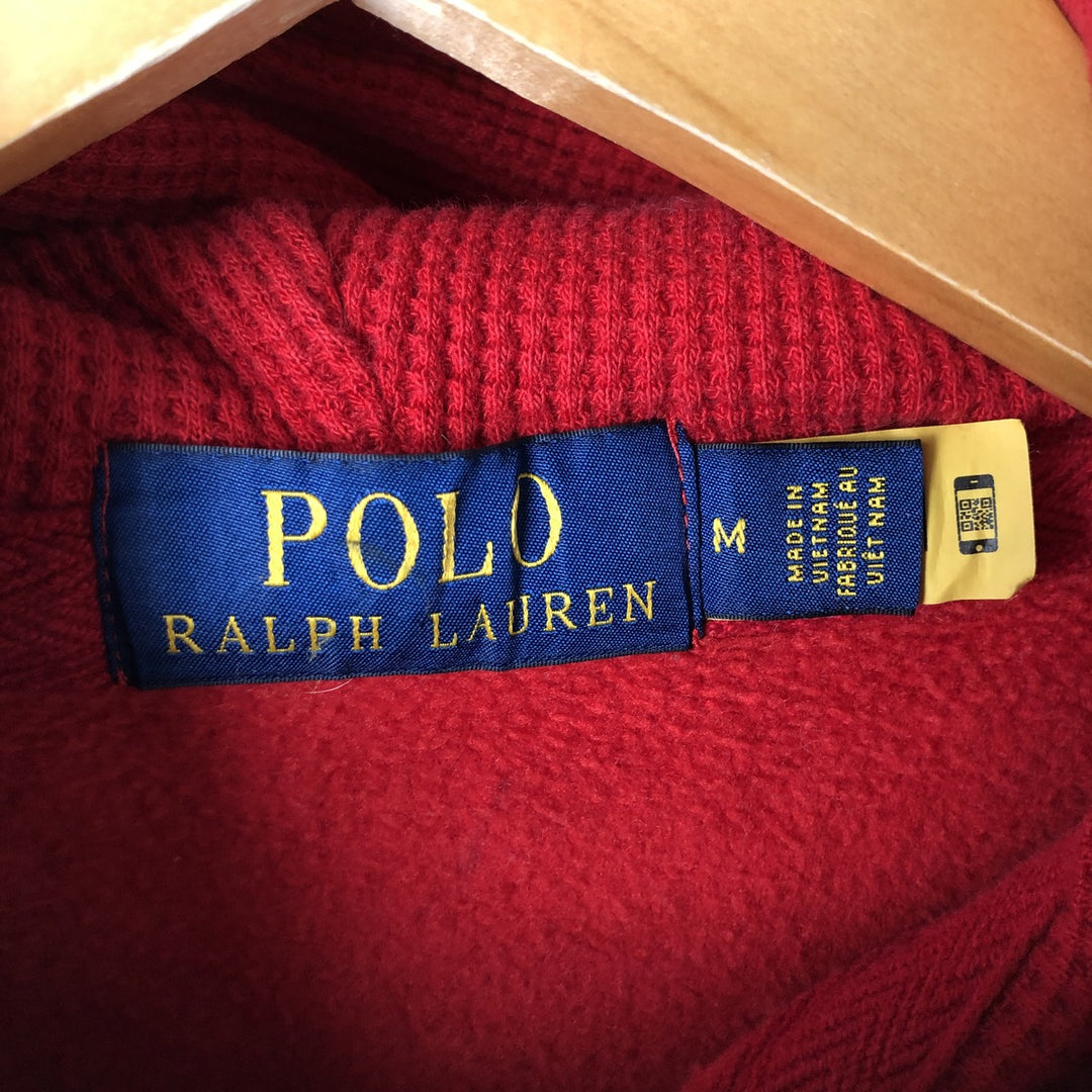 Ralph Lauren POLO RALPH LAUREN Sweat Full Zip Hoodie Men's M cotton red type Vintage Second Hand